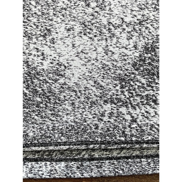 Lululemon Cool Racerback II Luon Spray Jacquard White Black Size 8 - Picture 10 of 11